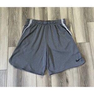 Nike Men’s Size Large Dri-FIT Gray Athletic Training Running Shorts CN9766-056